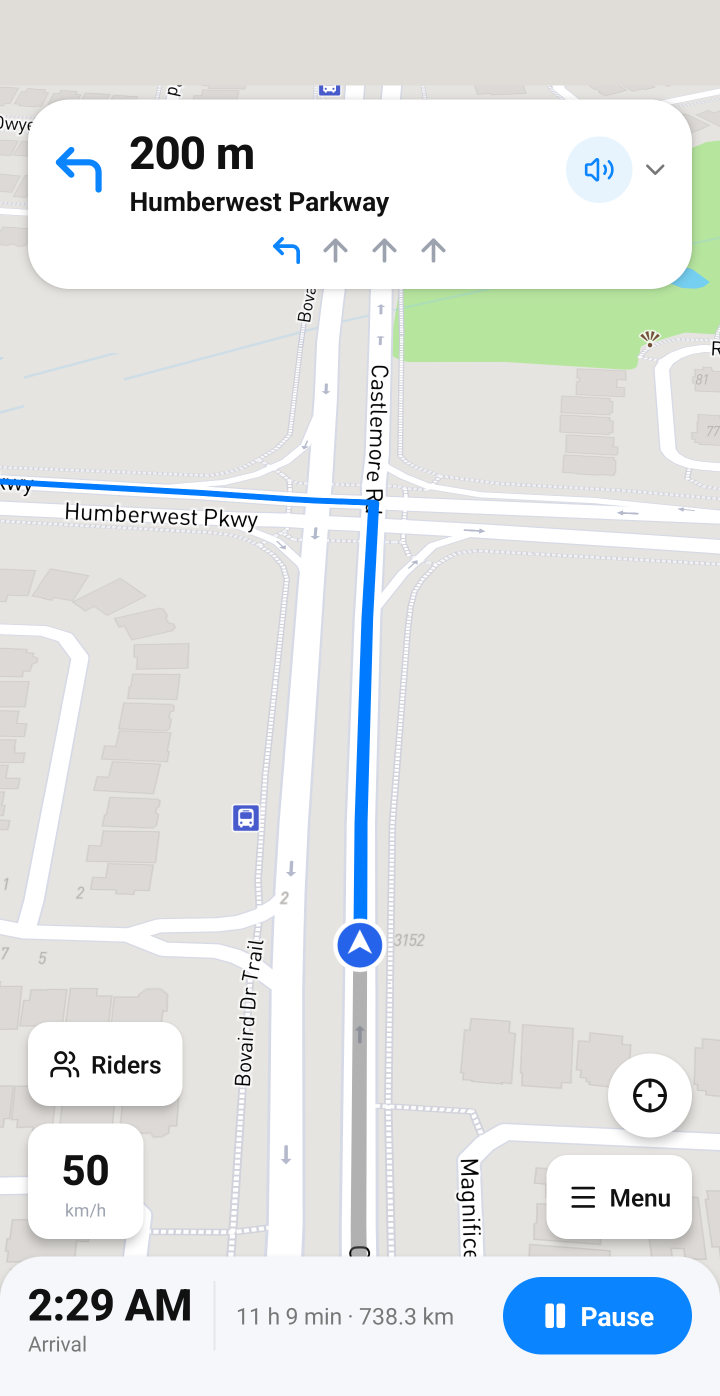 Turn-by-turn navigation