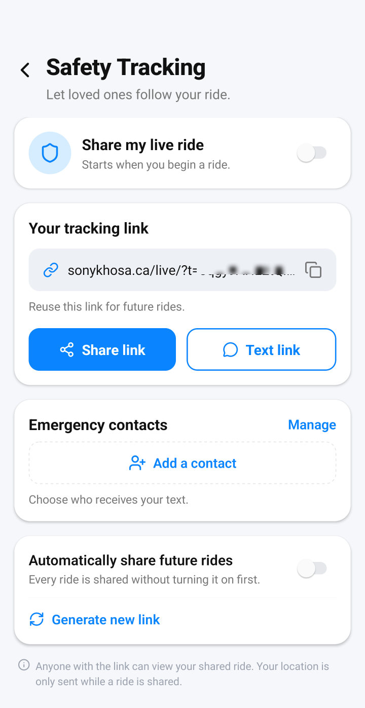 Safety tracking